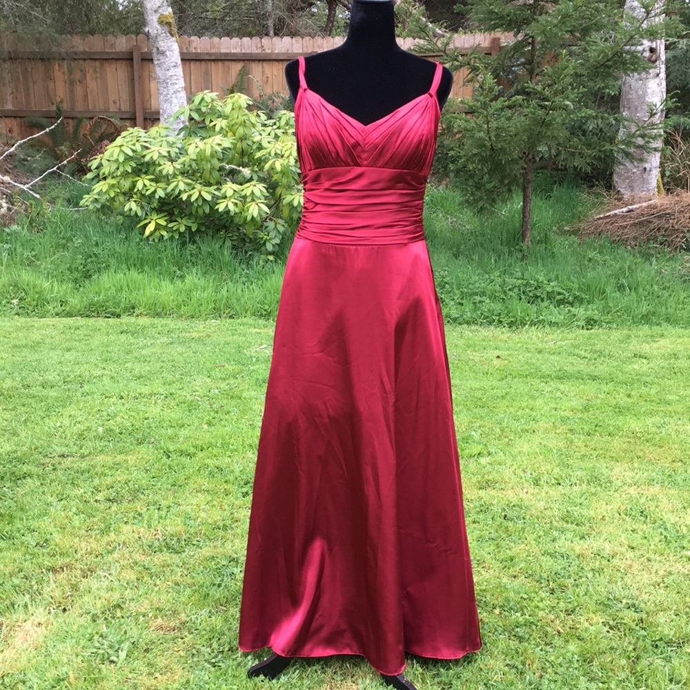 Belsoie Dark Red Formal Dress